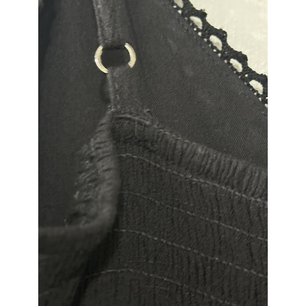 Women’s Jumpsuit Fab’rik Size S Black Palazzo Pants Leg Wide Leg One Piece - Picture 14 of 16